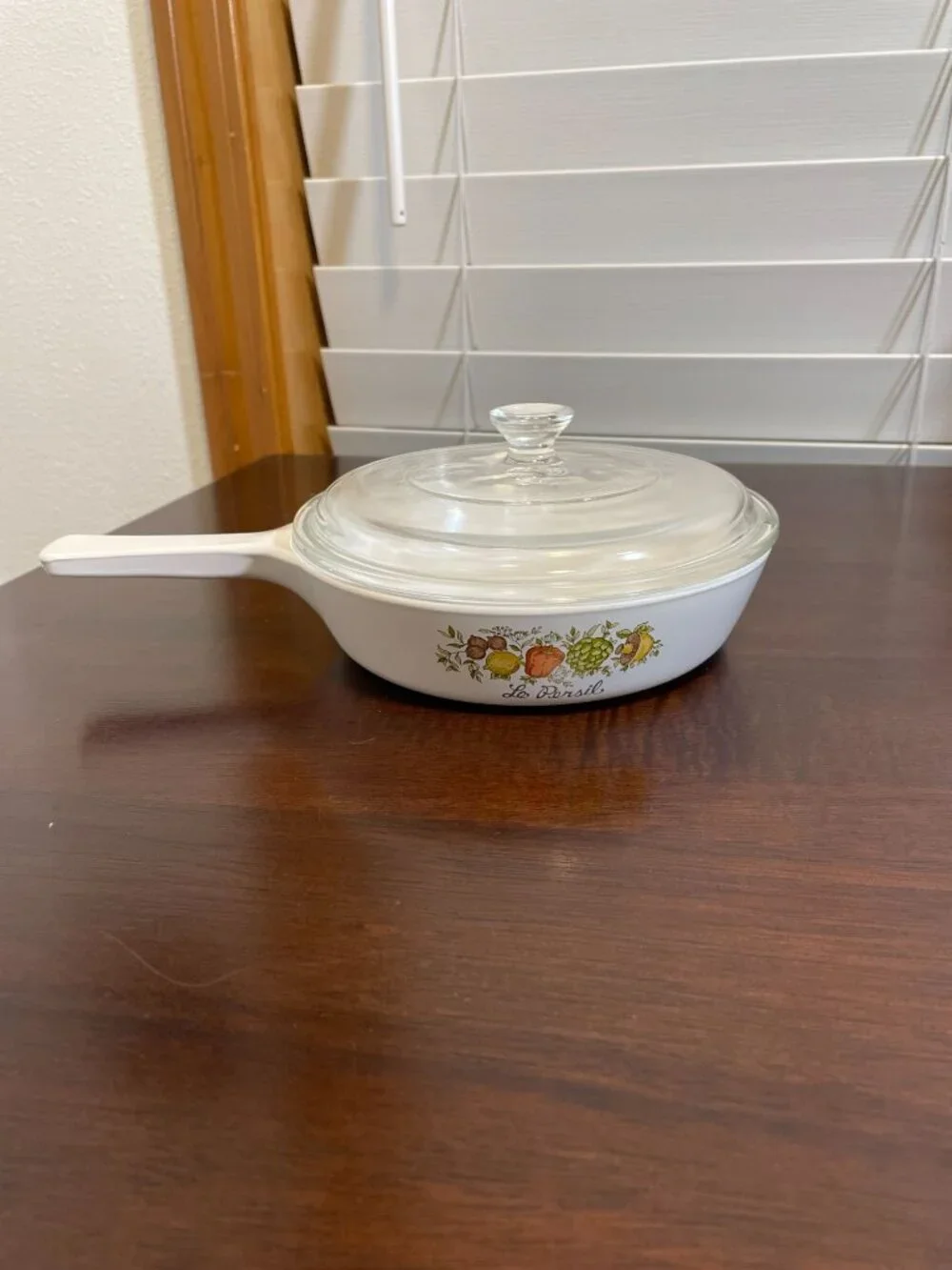 Vintage Corning Ware Le Persil Spice of Life Skillet Pan P-83-B 6 1/2